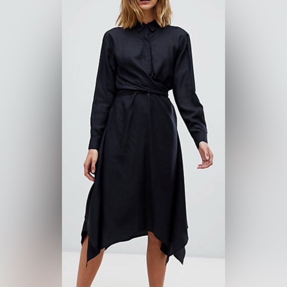 AllSaints Flyn Dress, Medium, Black - Worn Once